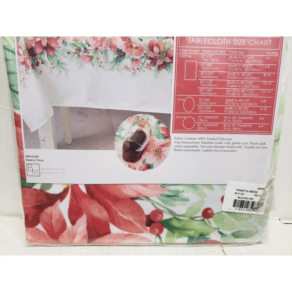 Fabric Tablecloth 60x120